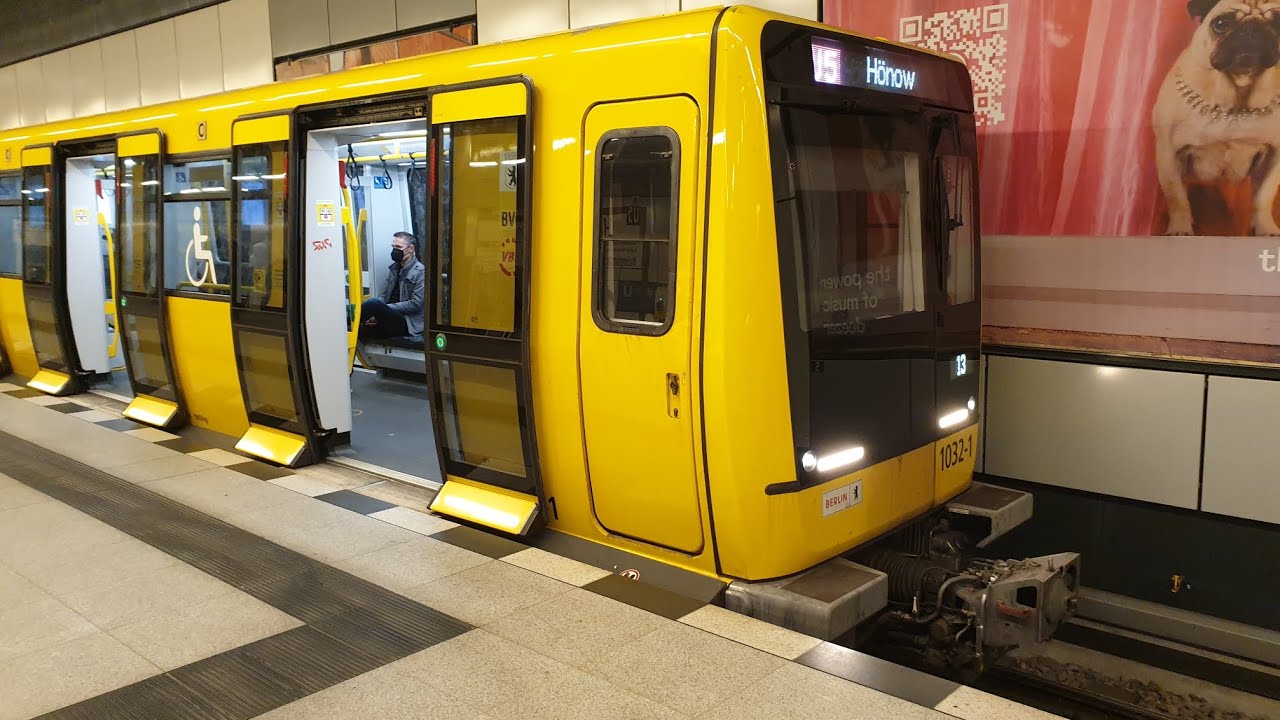 U-Bahn Berlin|Mitfahrt im IK17 auf der U5 von Hauptbahnhof bis Hönow