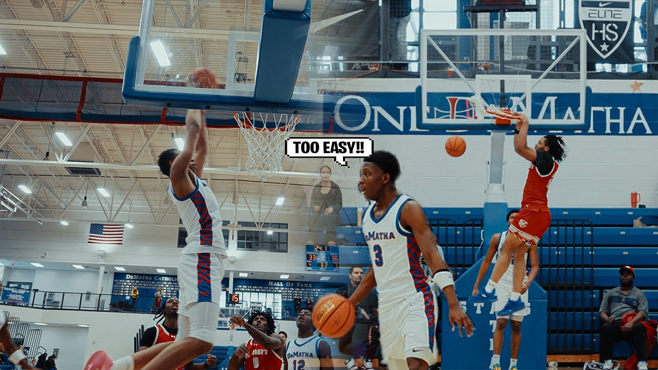 THIS GAME WAS A WAR 😤 (#1 MD vs #1 DC) | DeMatha vs St. John’s