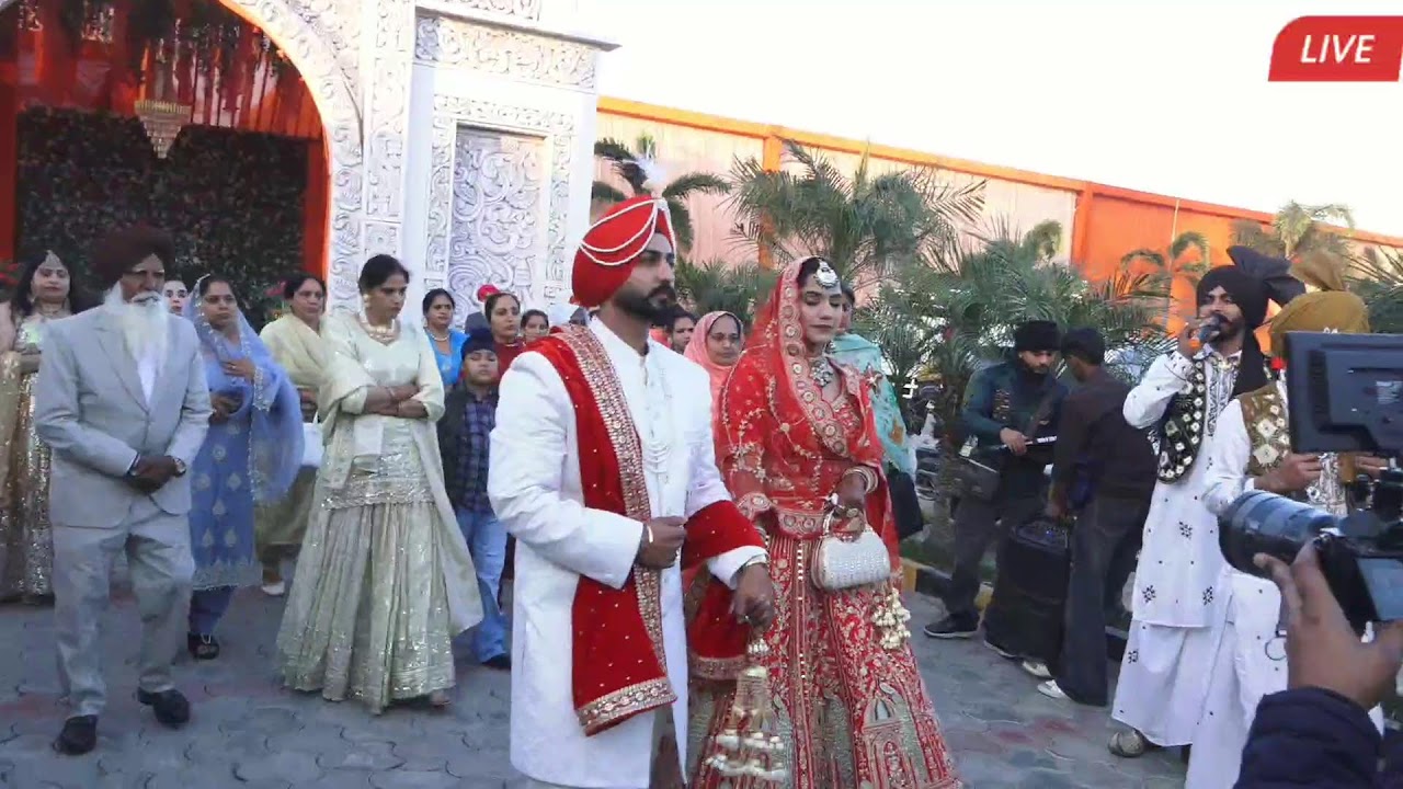 LIVE WEDDING..PARAMJIT SINGH WEDS AMRITPAL KAUR