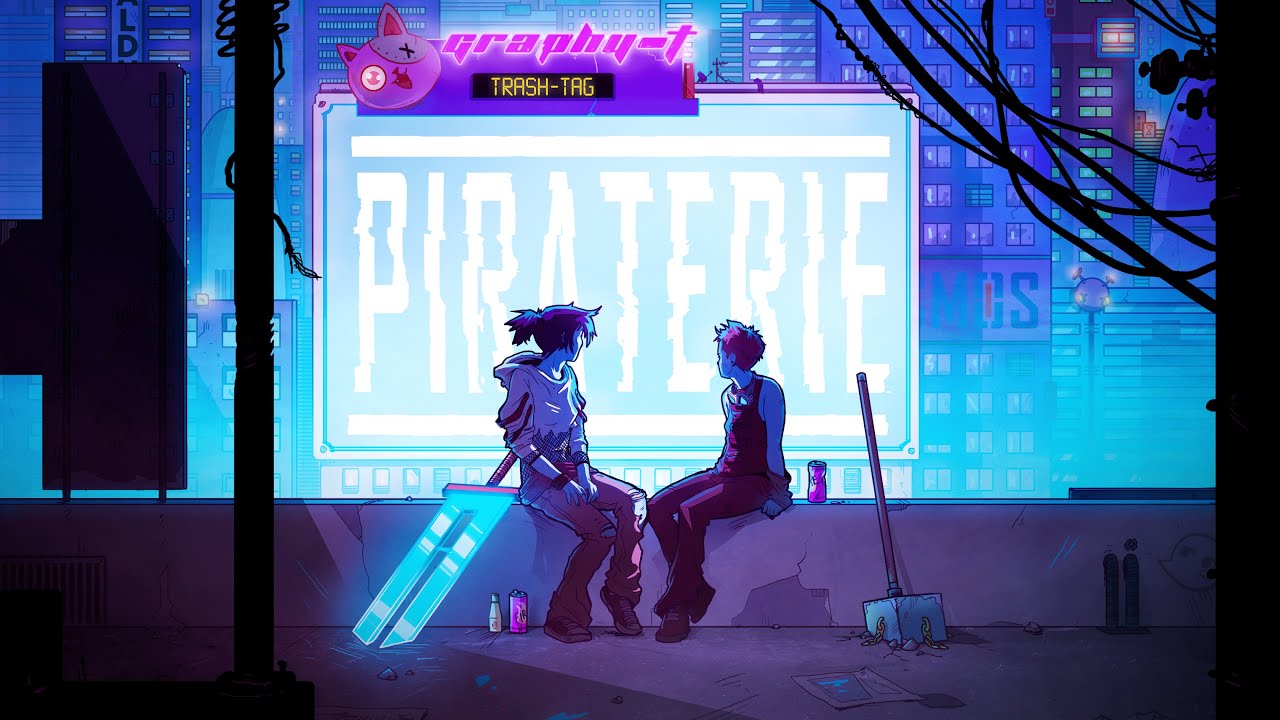 Graphy-T - Piraterie (lyrics visualizer)