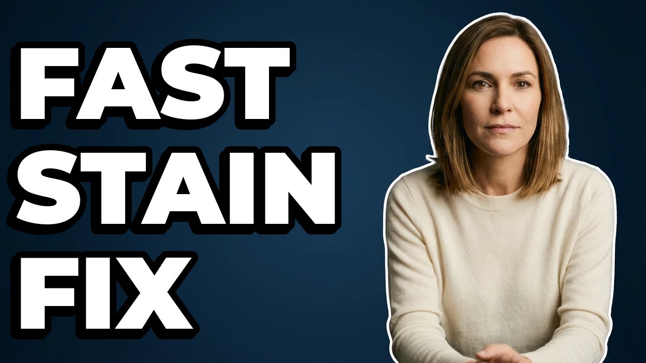 What Is A Fast Fix For Spilled Stains On Clothes?