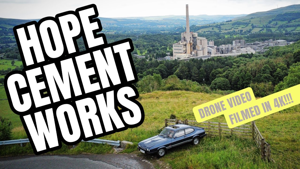 Hope Cement Works - The Peak District. DRONE VIDEO FILMED IN 4K!!!