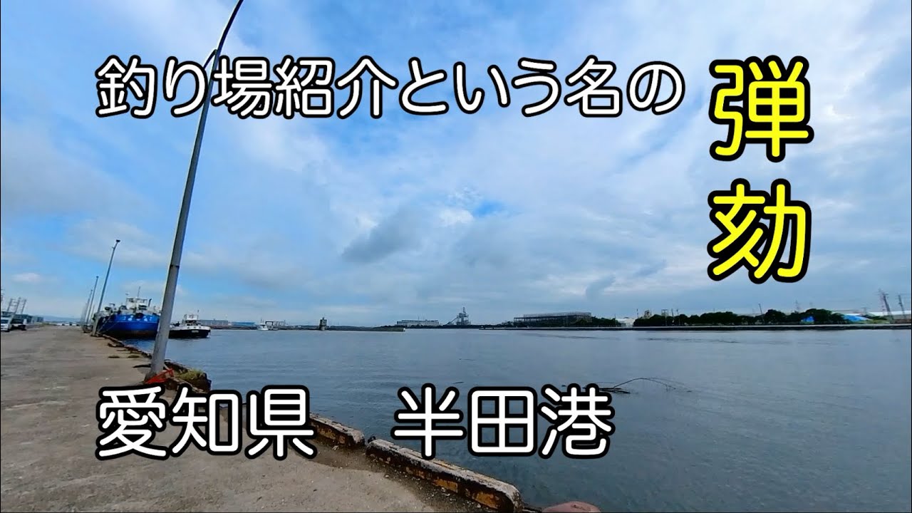 愛知県・半田港で釣りしてみた。
