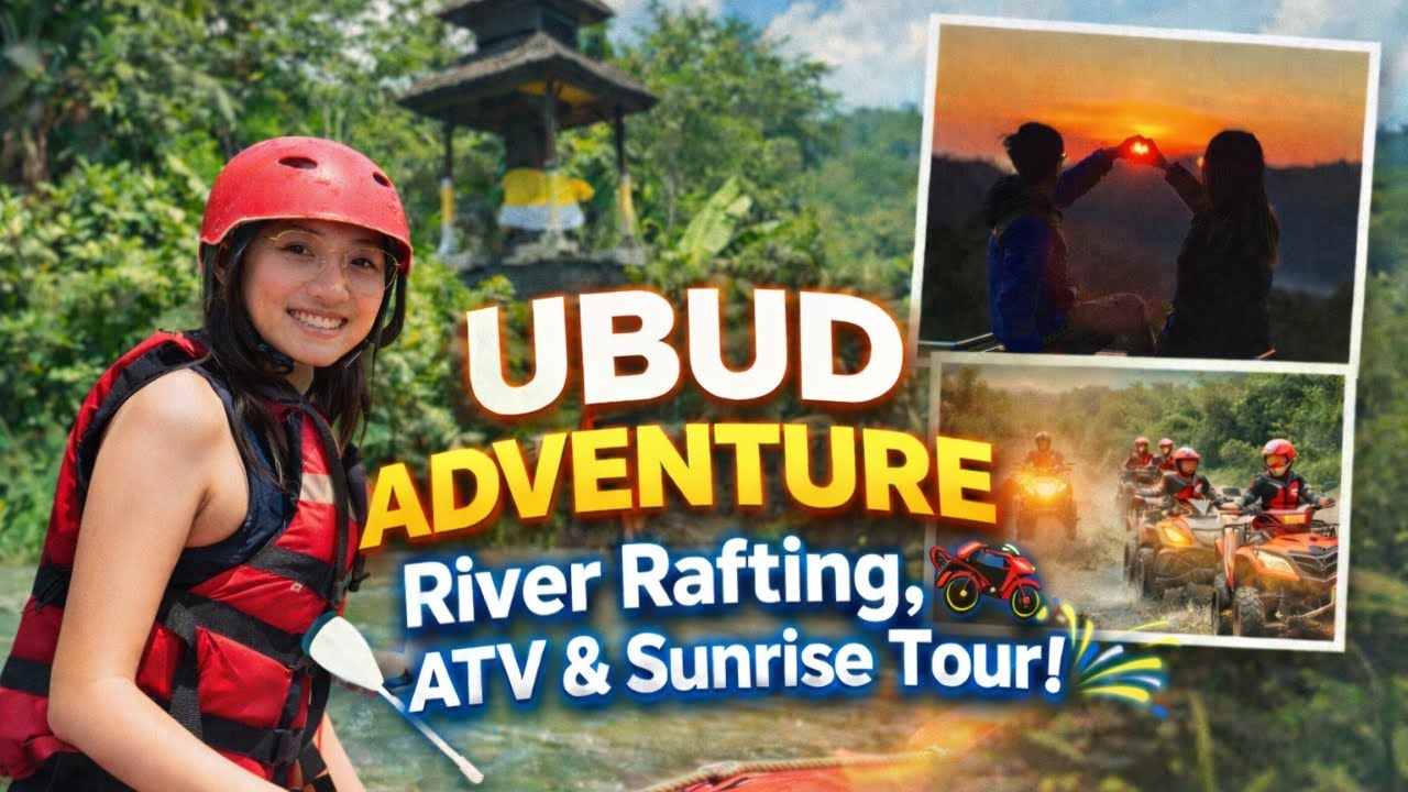 This Ubud Adventure Was INSANE! | Rafting 🛶, ATV 🏍️and Sunrise 🌄