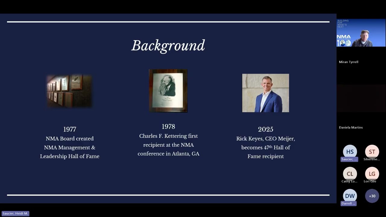 NMA Recognition Nominations Webinar