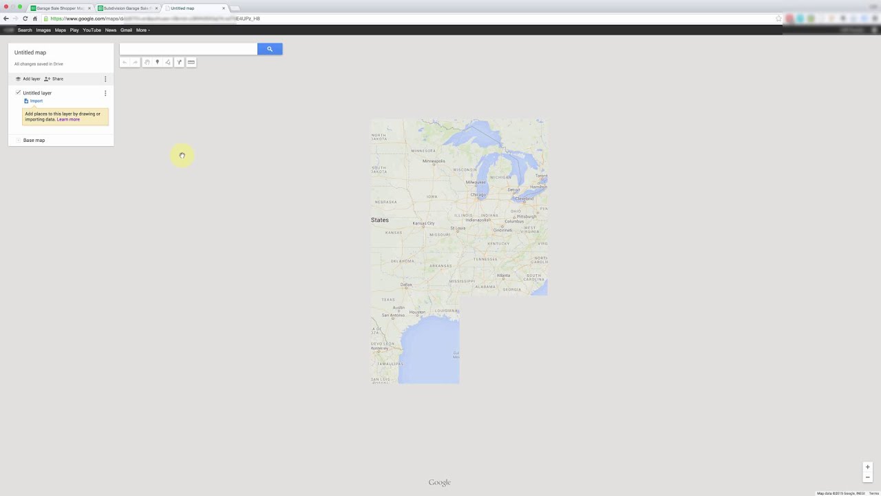 Neighborhood Garage Sale Map from a Google Forms Spreadsheet