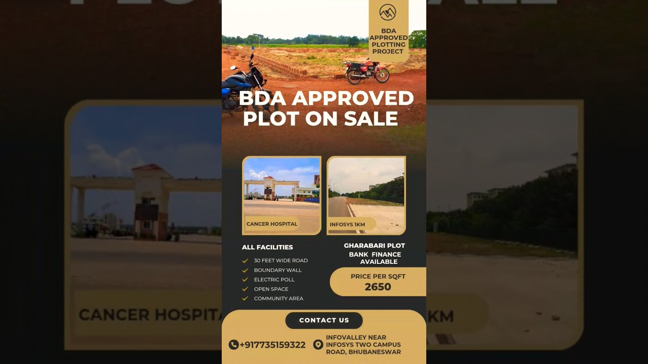 BDA APPROVED PLOT ON SALE 