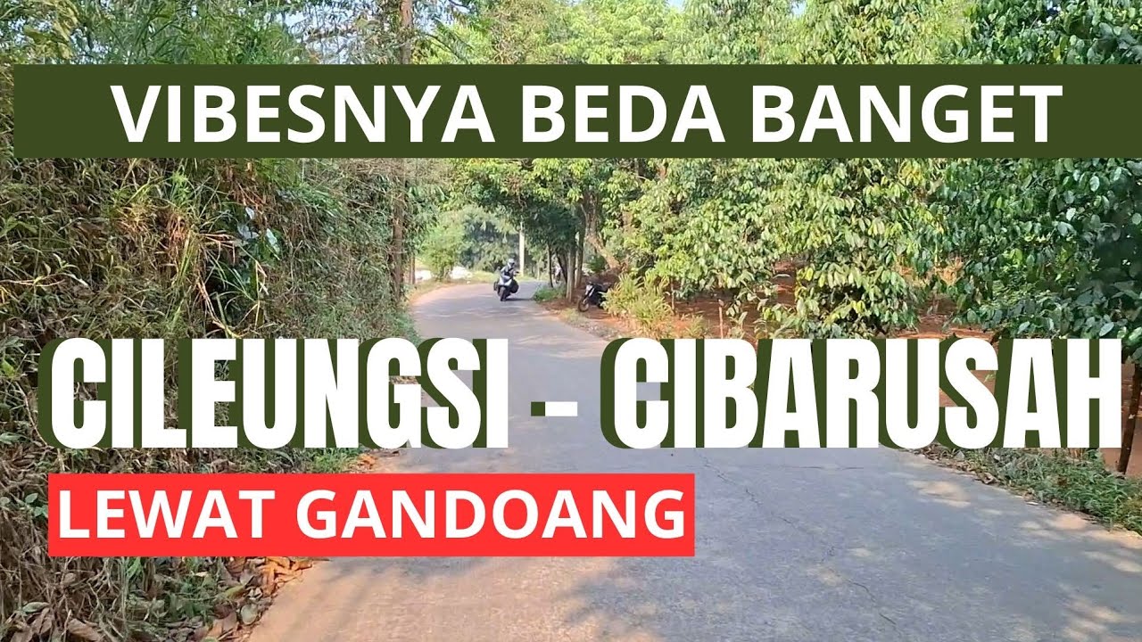 VIBESNYA BEDA ‼️Rute Jalan Cileungsi - Cibarusah Lewat Gandoang