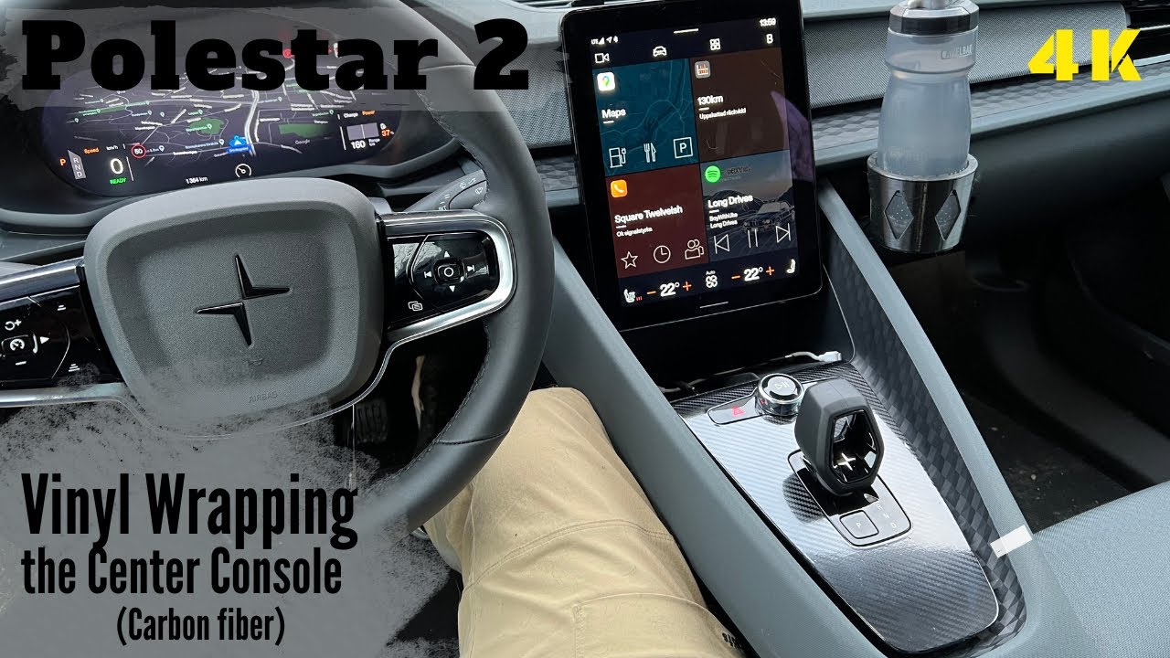 Polestar 2 Wrapping the Center Console