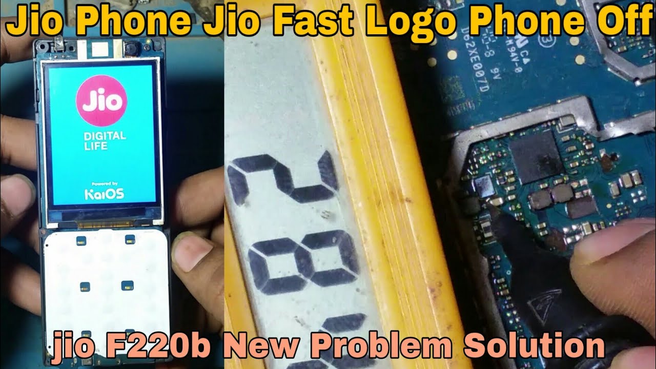 Jio Phone Fast logo Phone off | Jio F220b New Problem Solution