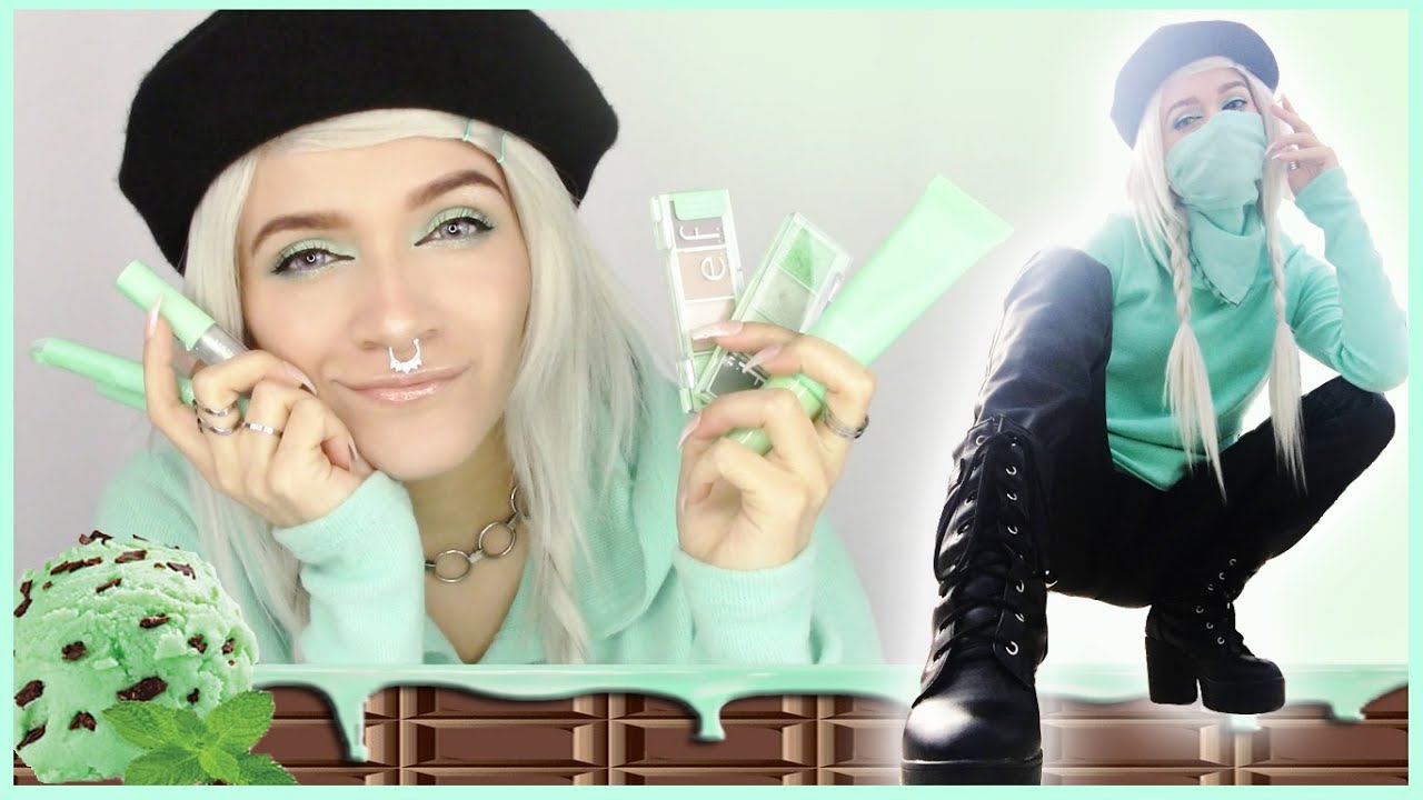 TESTING THE NEW "MINT MELT COLLECTION" BY E.L.F. COSMETICS 🍦🍫