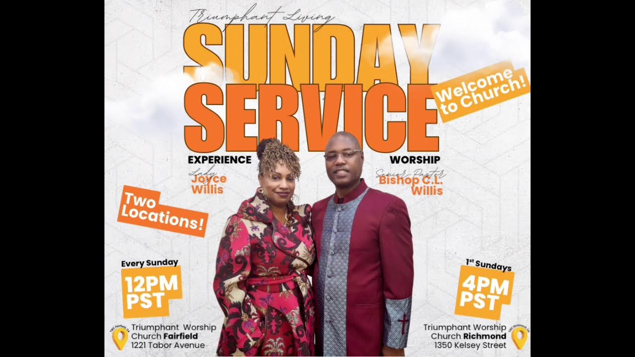 Welcome to TWC’s Triumphant Living Worship Service!!