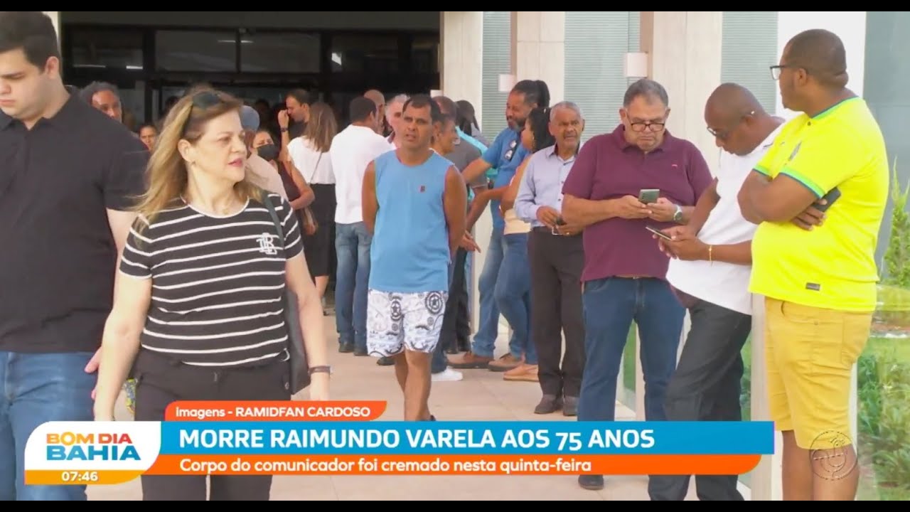 Público se despede de Varela: Corpo do apresentador foi cremado nesta quinta-feira