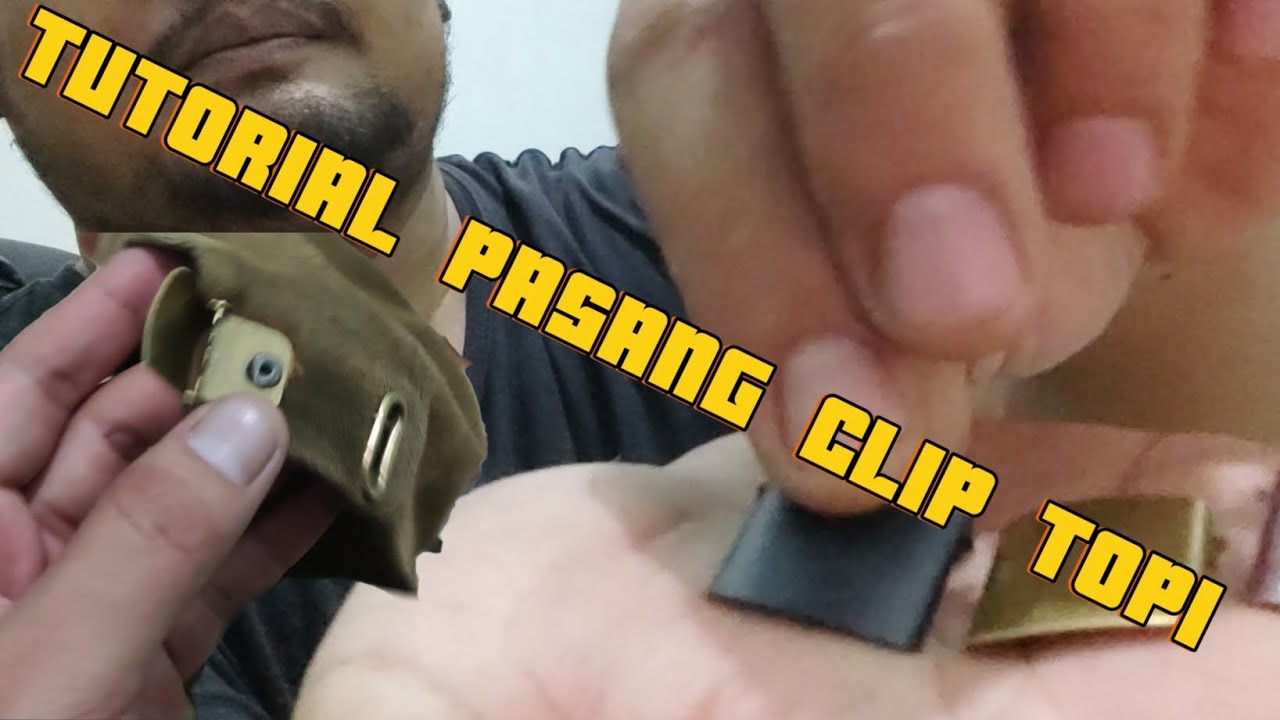 TUTORIAL PASANG CLIP TOPI ATAU CAKOP topi