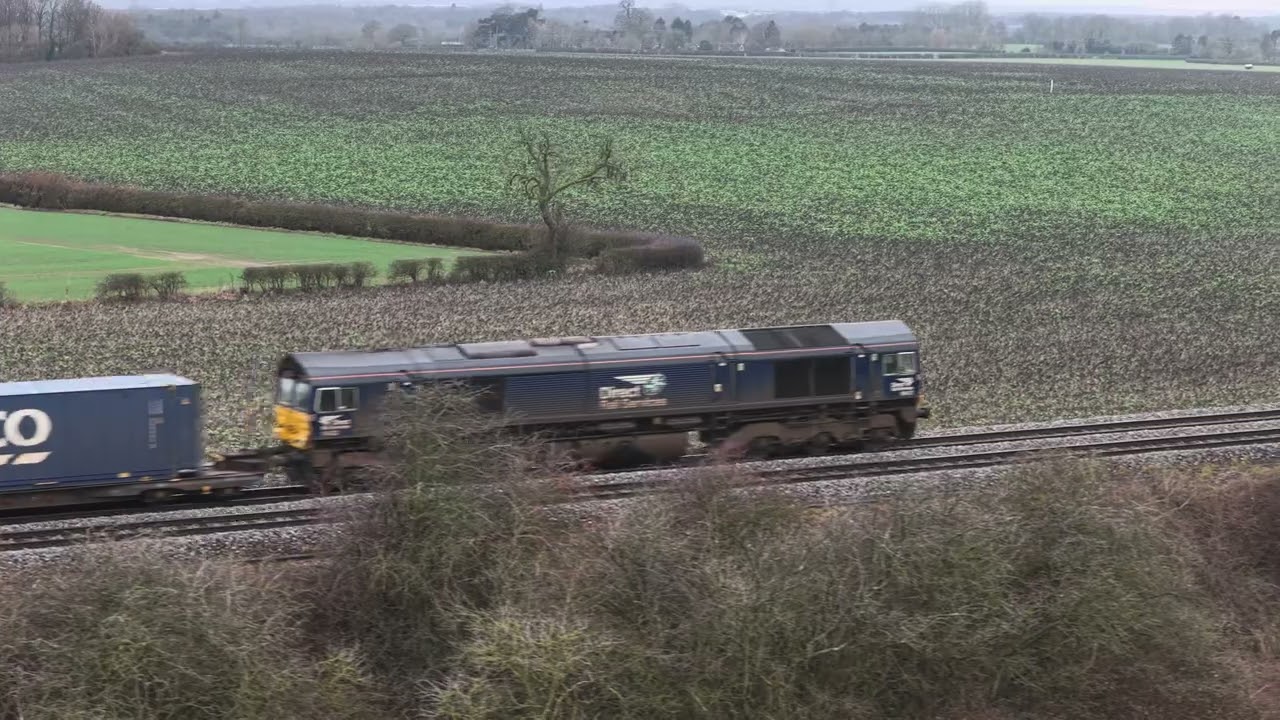 A Tesco container train