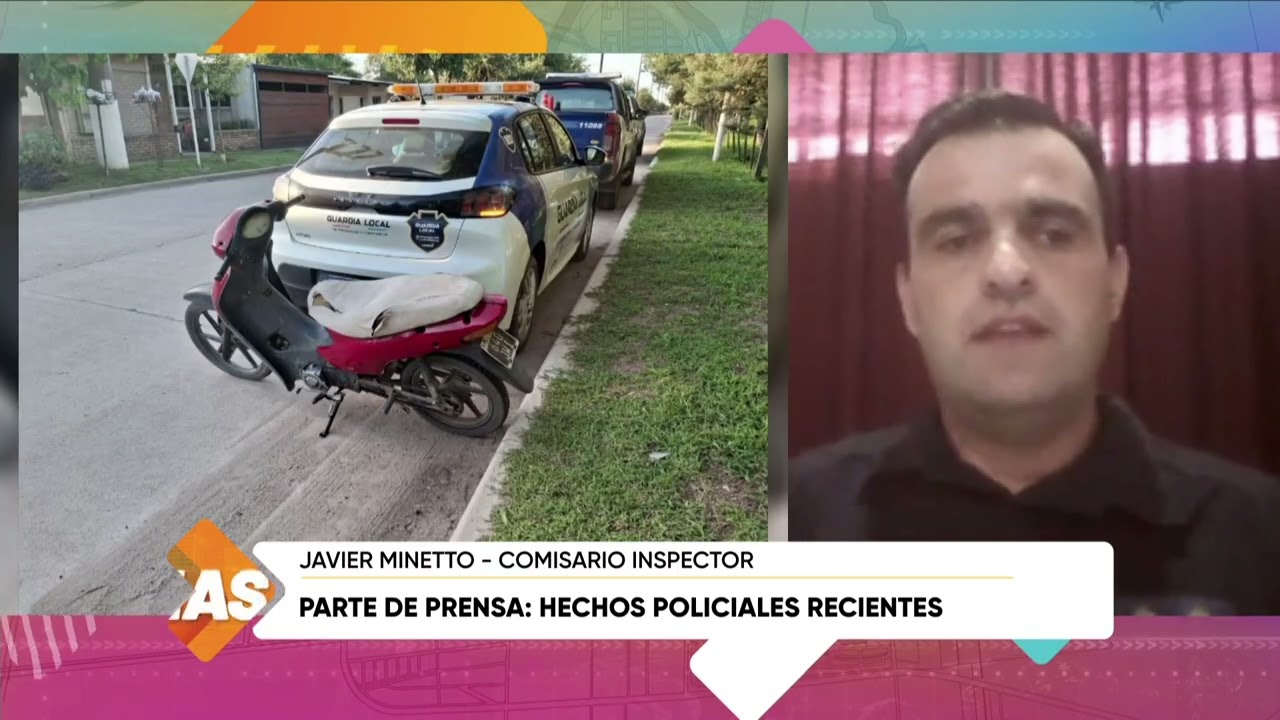 Hechos policiales recientes, Javier Minetto