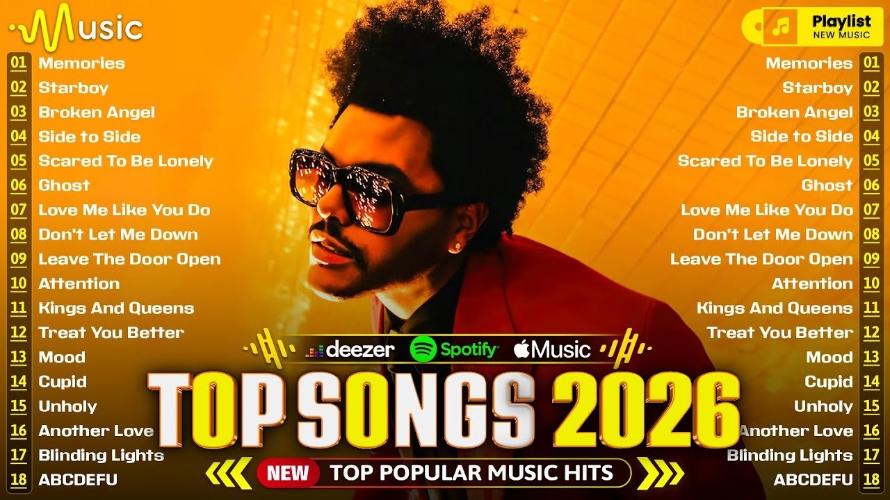 Pop Songs 2025 - Adele, Bruno Mars, Dua Lipa, Ed Sheeran, Selena Gomez, Maroon 5, Taylor Swift