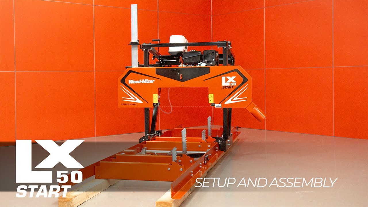 LX50START Portable Sawmill Setup and Assembly | Wood-Mizer