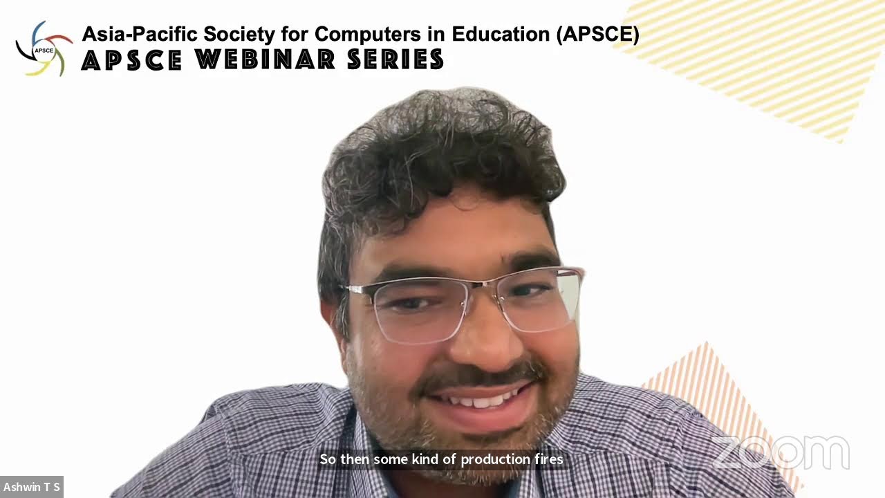 APSCE Webinar #51: Advancing the Theory of Learning by Teaching with a Teachable-agent Technology