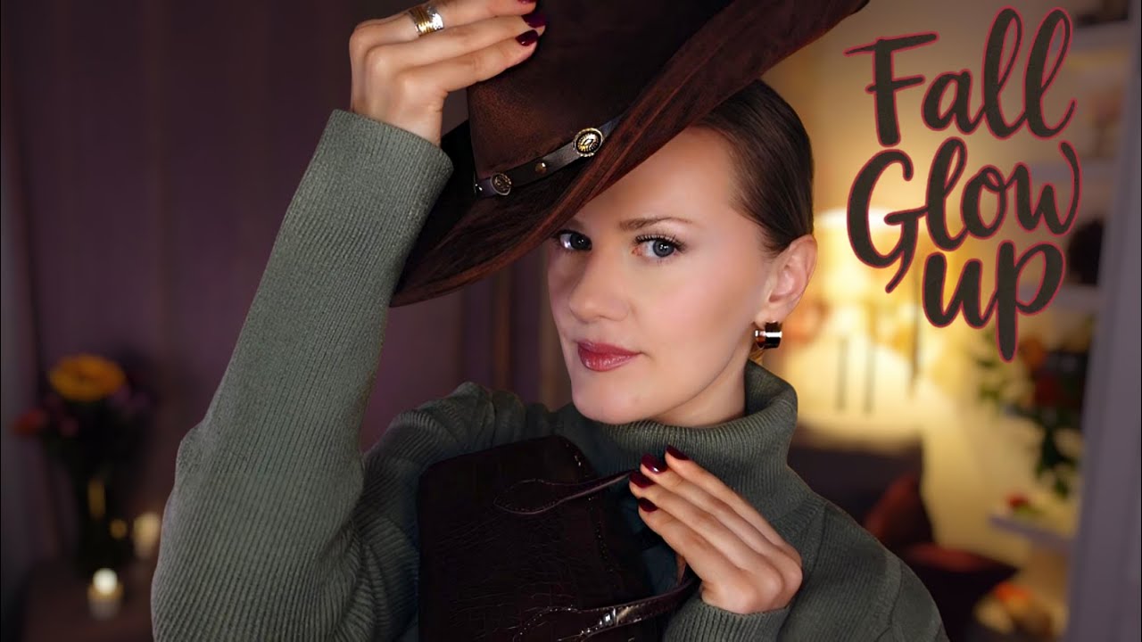 ASMR Fall Glow Up 🍎🍂 Apples, Style & Makeup for You