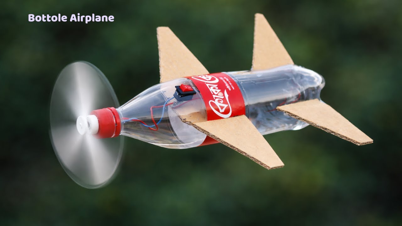 How to Make a Powerful RC Airplane from Waste Plastic Bottles