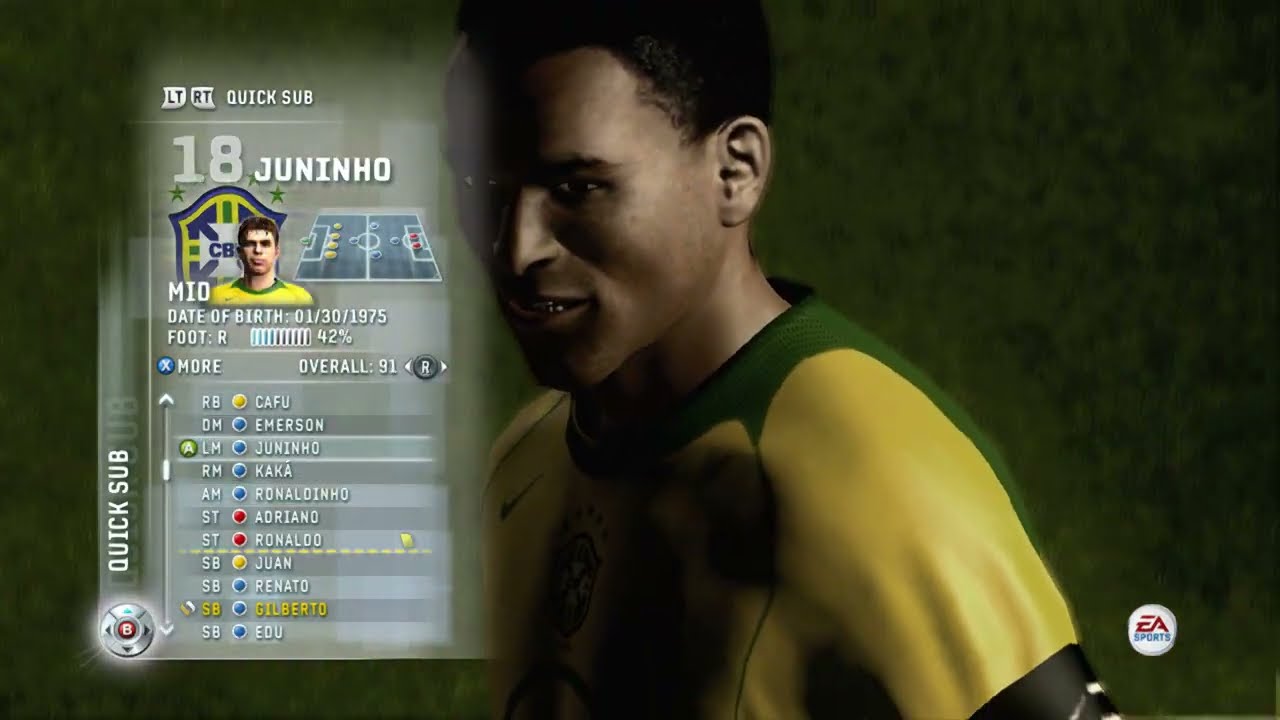Xenia Canary - FIFA 06 RTWC Gameplay (Brazil vs Germany) + Cloth physics working