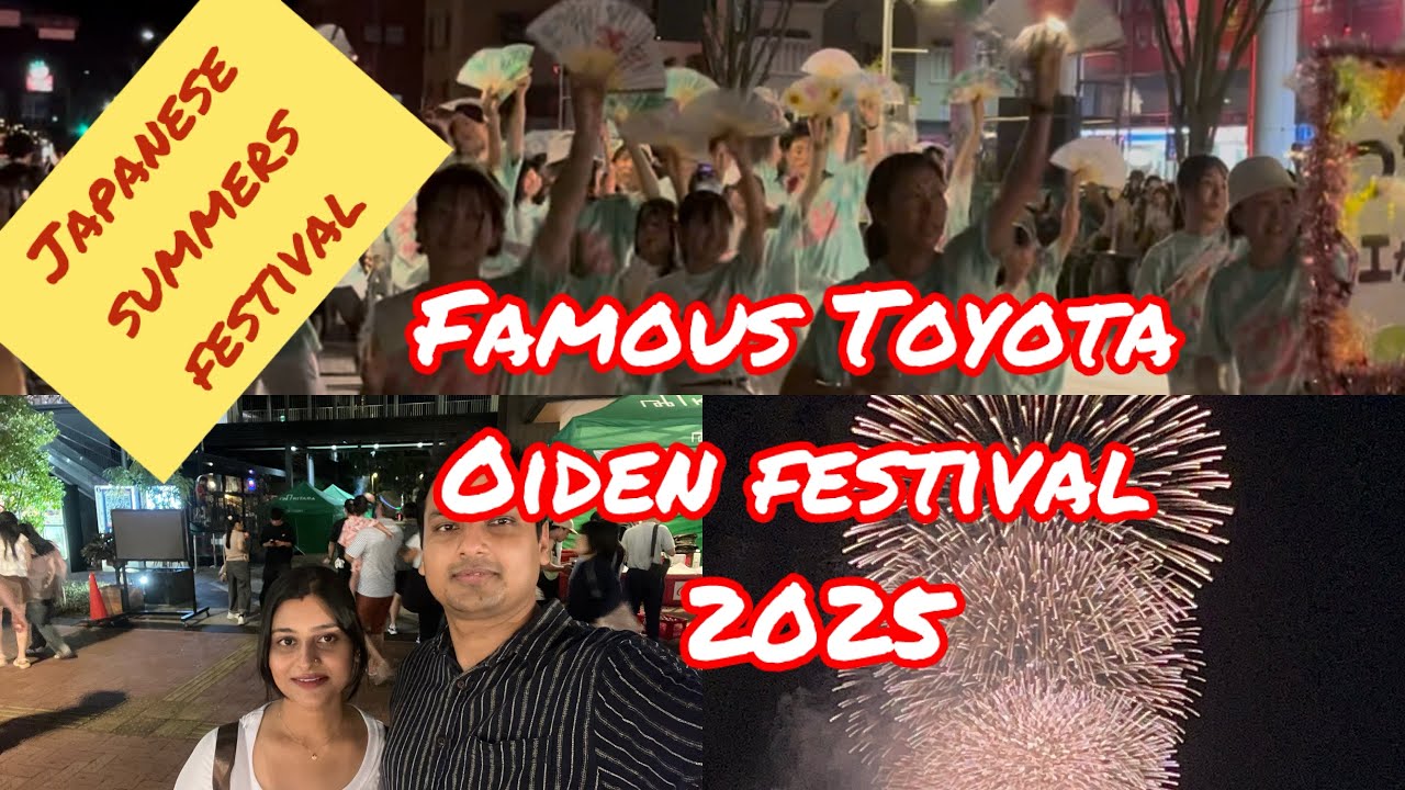 Oiden #festival  2025 | Toyota, #japan s #summer  #dance & #fireworks Celebration #viral #dailyvlog 