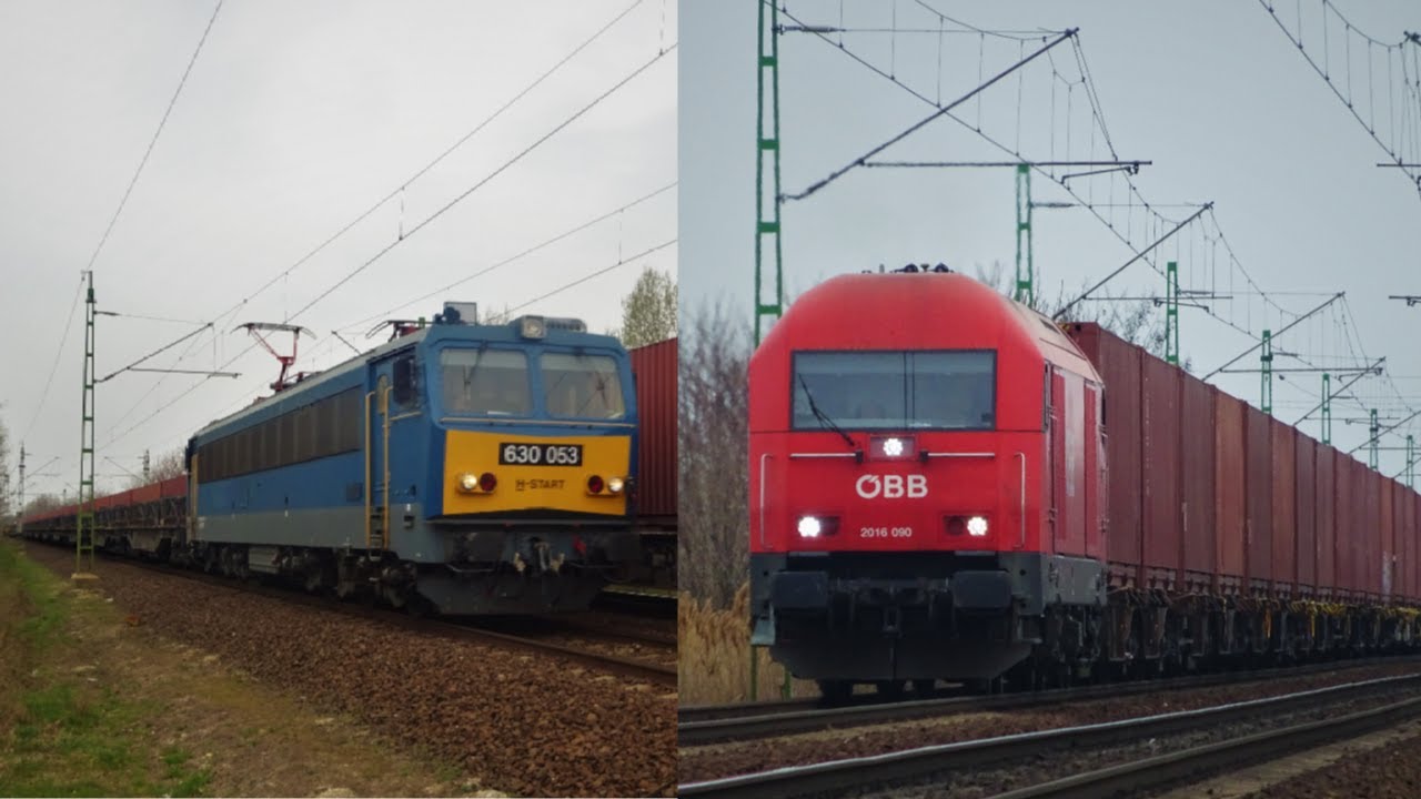 ÖBB Herkules és MÁV Gigant tehervonatai találkoznak Cegléden