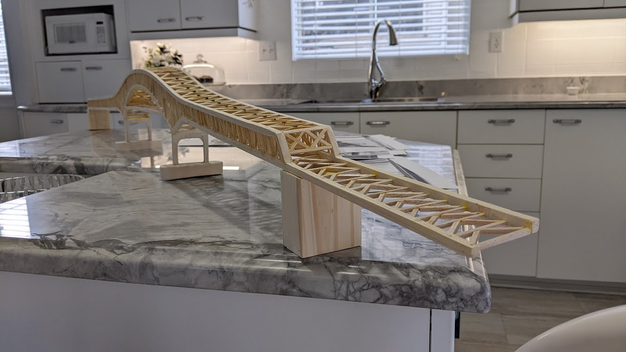 Construction du pont Laviolette ( Maquette)