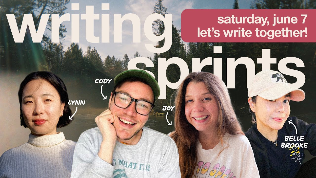 let's write together! ✍️ live writing sprints ft. Lynn, Cody, & Belle Brooke