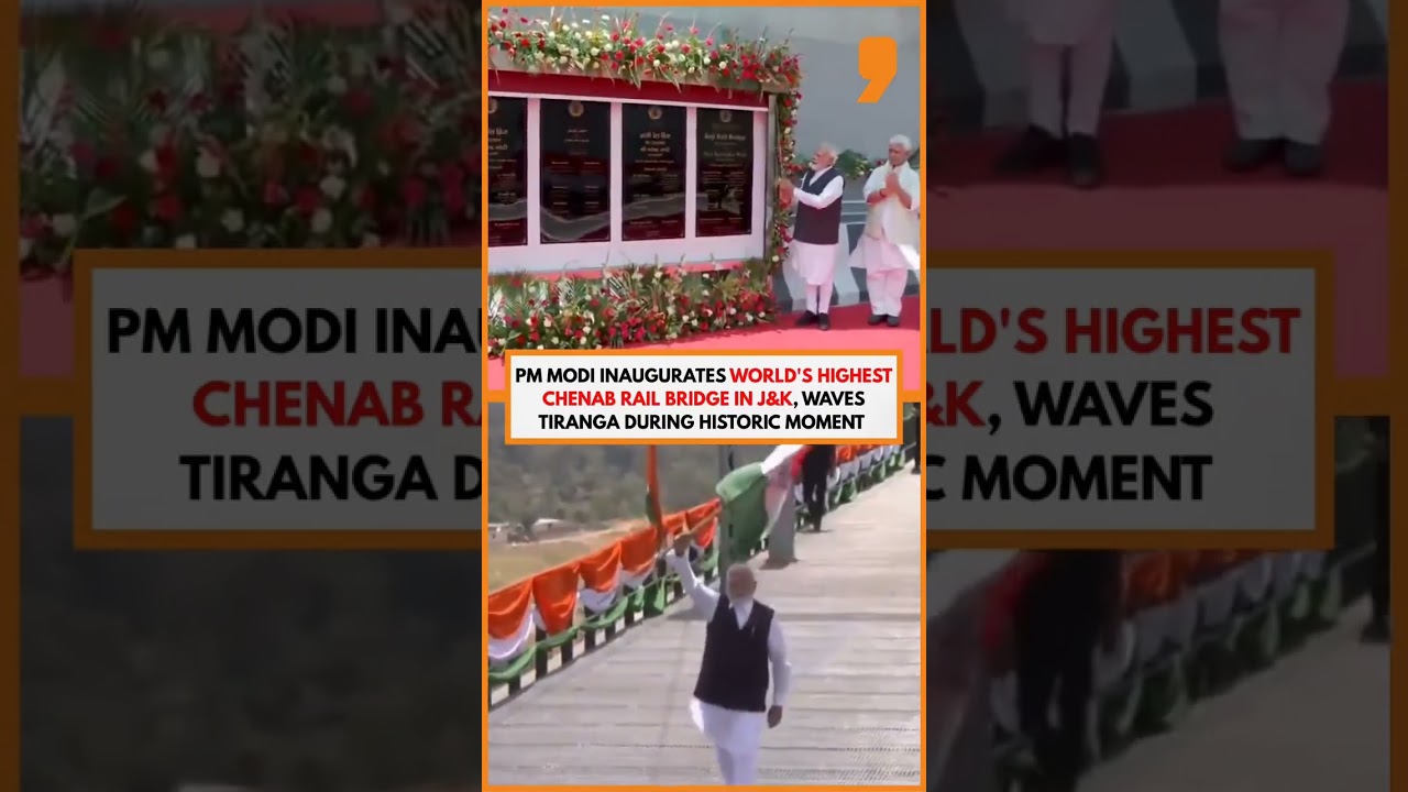 PM Modi Inaugurates World&rsquo;s Highest Chenab Rail Bridge in J&K&rsquo;s Reasi | Historic Milestone | News9