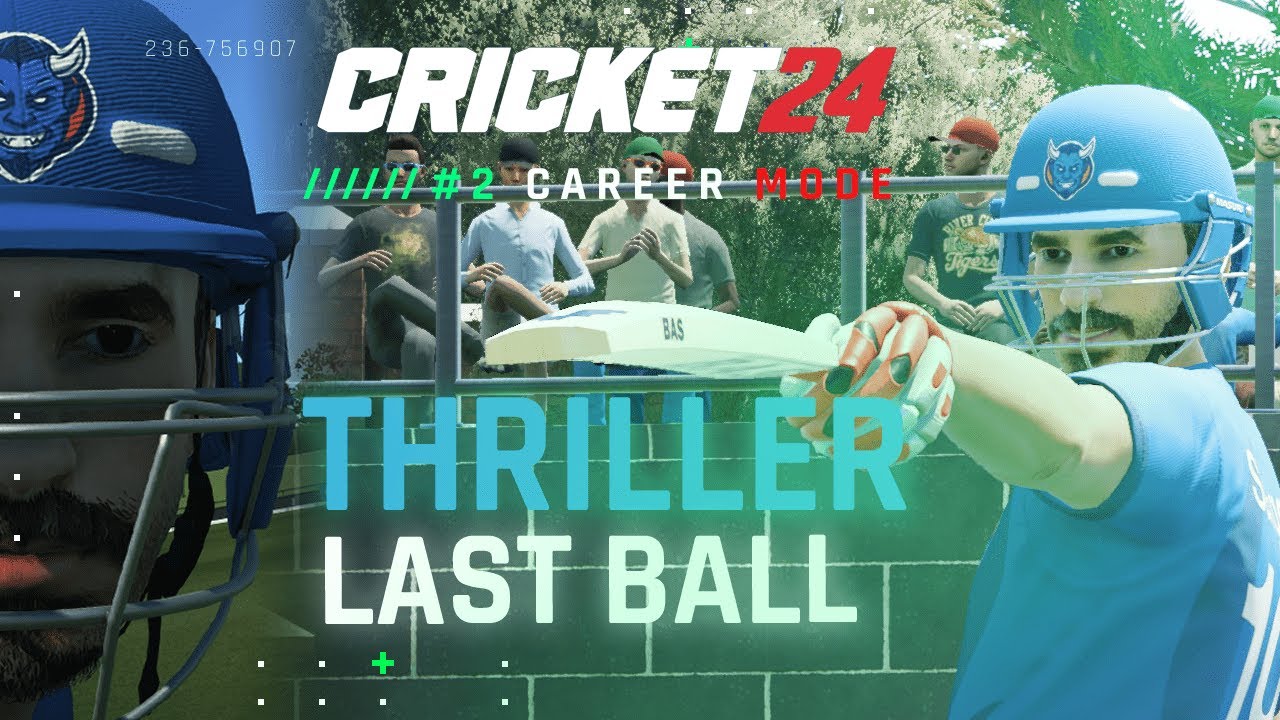 19 Number is back : Last Over Thriller with New Real Face - Cricket 24 Careeer Mode PC Gameplay