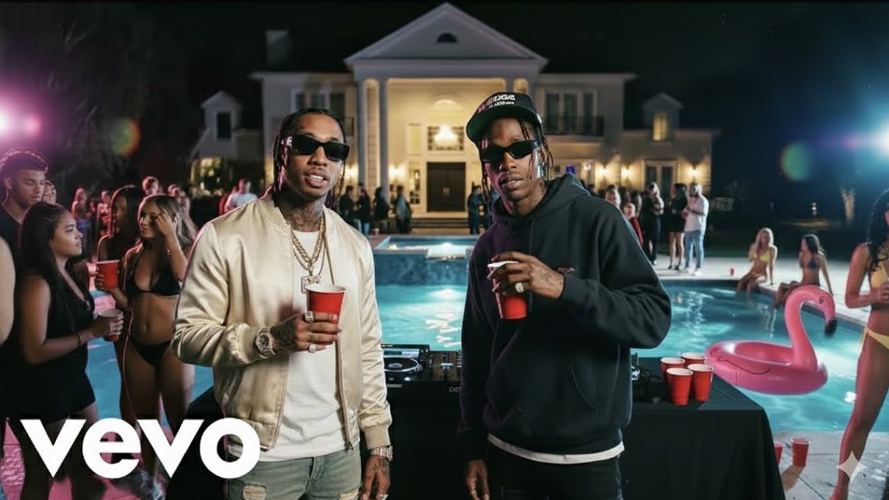 Travis Scott, Tyga - Made For This [ft. Ravence, Iggy Azalea] | (Official Lyrics Video)