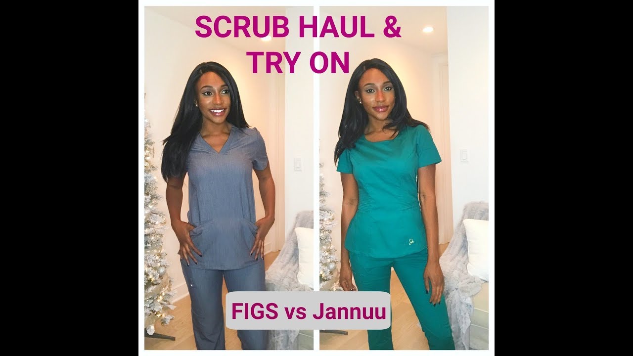 Nursing Scrubs Review - Today We Try Out FIGS and Jaanuu Scrubs