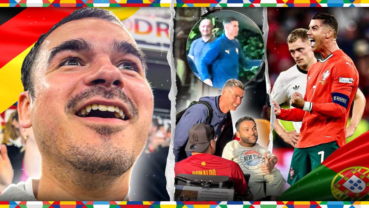 ICH HÄTTE CR7 FAST GETROFFEN!! 😭🔥 + Deutschland vs Portugal – Stadionvlog