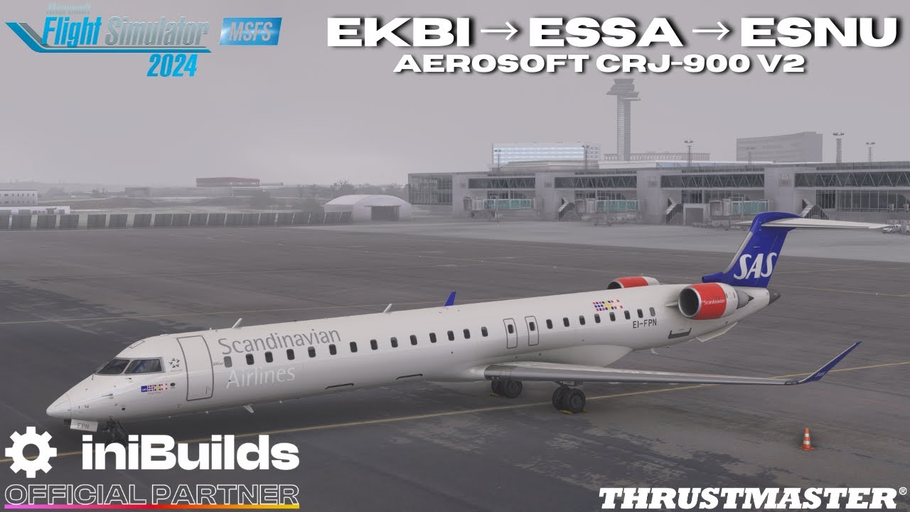 ✈️ Aerosoft CRJ V2 First Look! ✈️ | EKBI → ESSA → ESNU