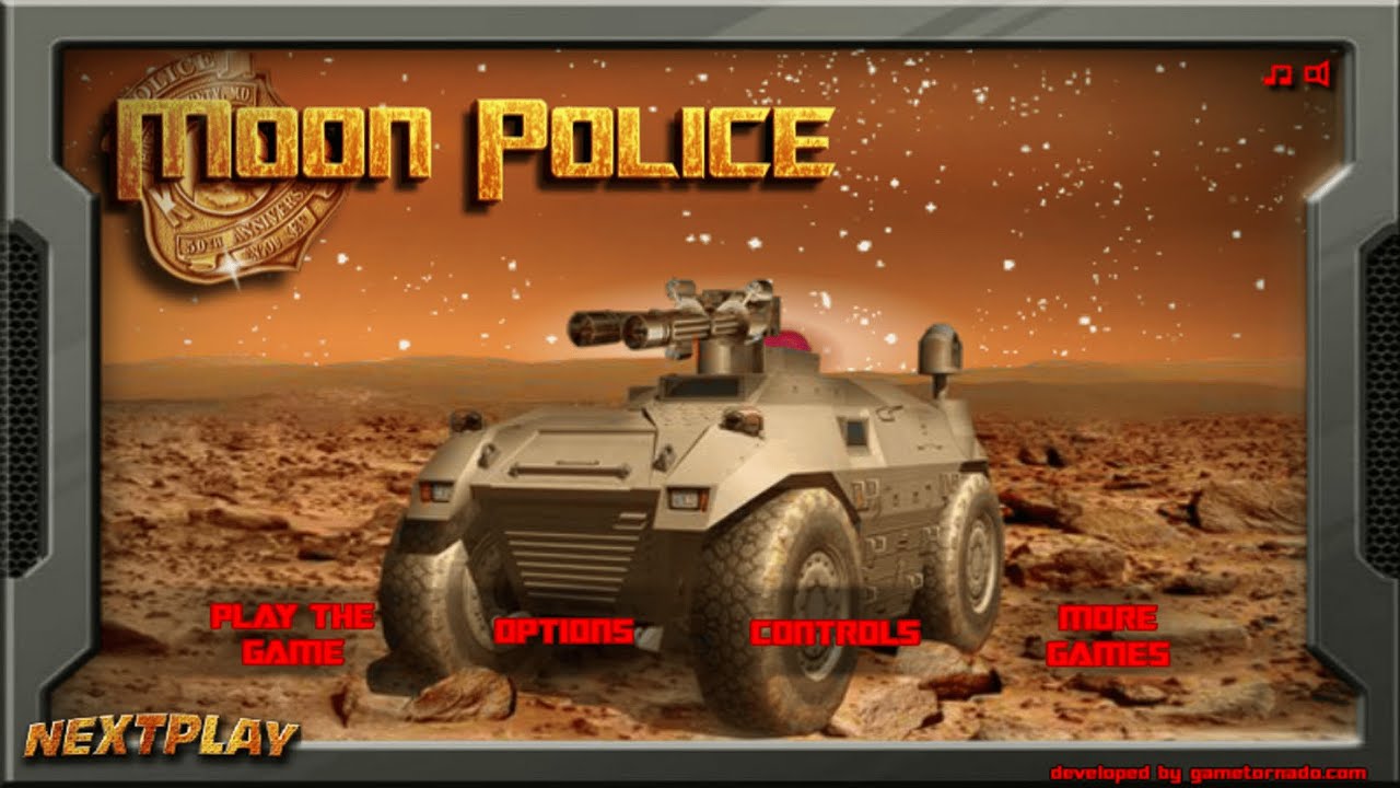 Moon Police (Flash Game) Full Gameplay All Levels 1-24