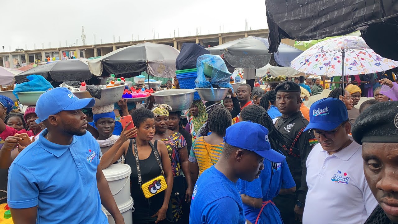 McBrown Visit to Kasoa Market