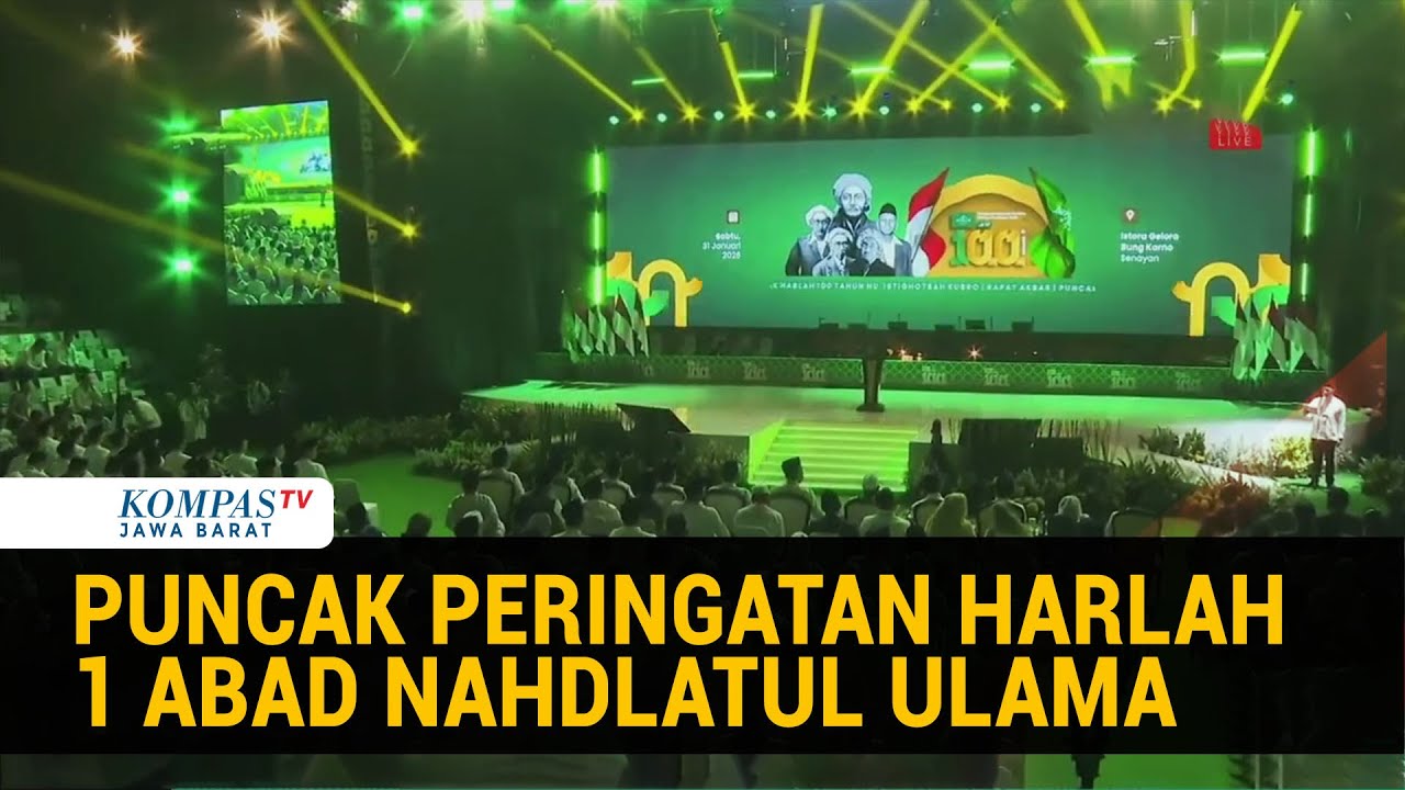 Sejumlah Tokoh Nasional Hadiri Puncak Peringatan Harlah 1 Abad NU di Senayan