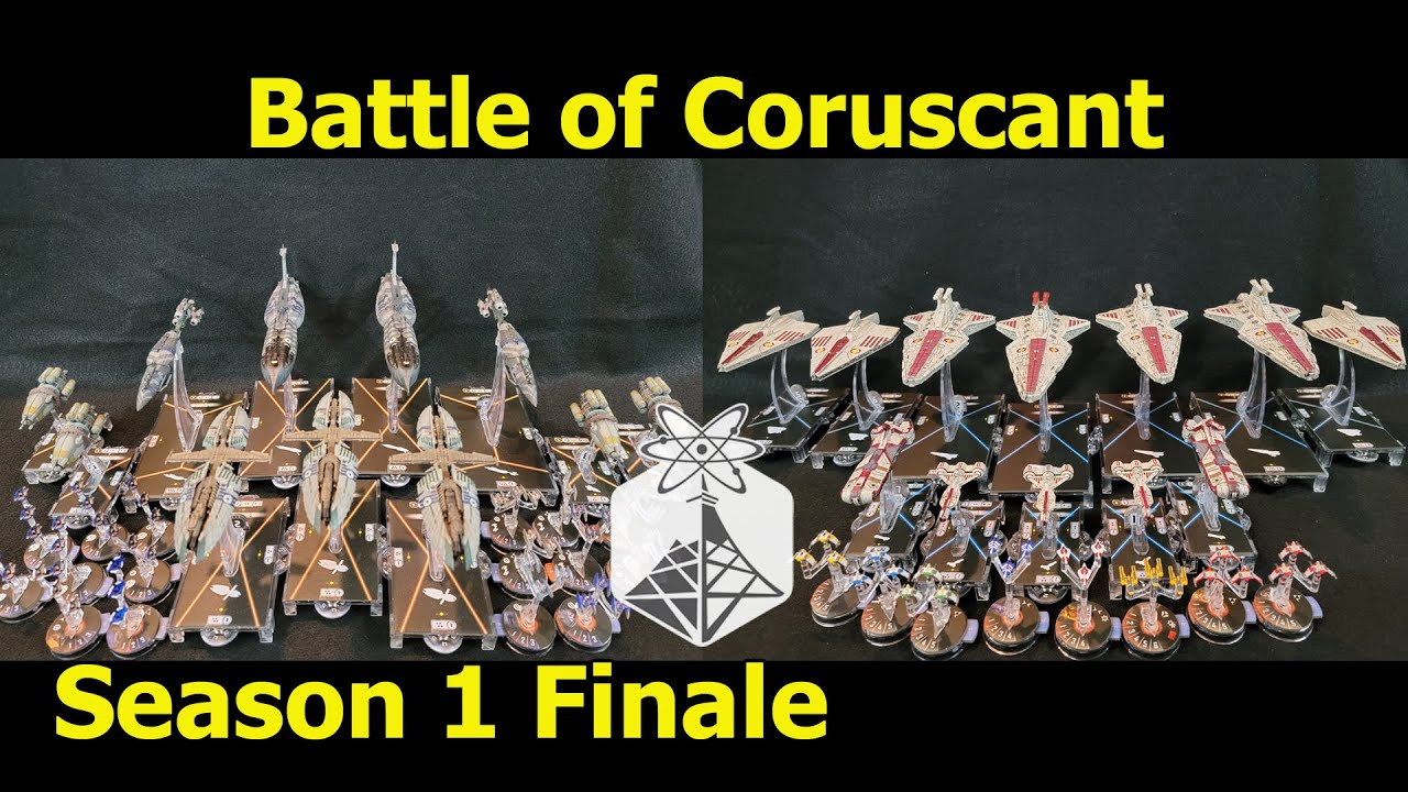 Star Wars Armada "Battle of Coruscant" Mar Tuuk vs Luminara - ION Radio Battle Report
