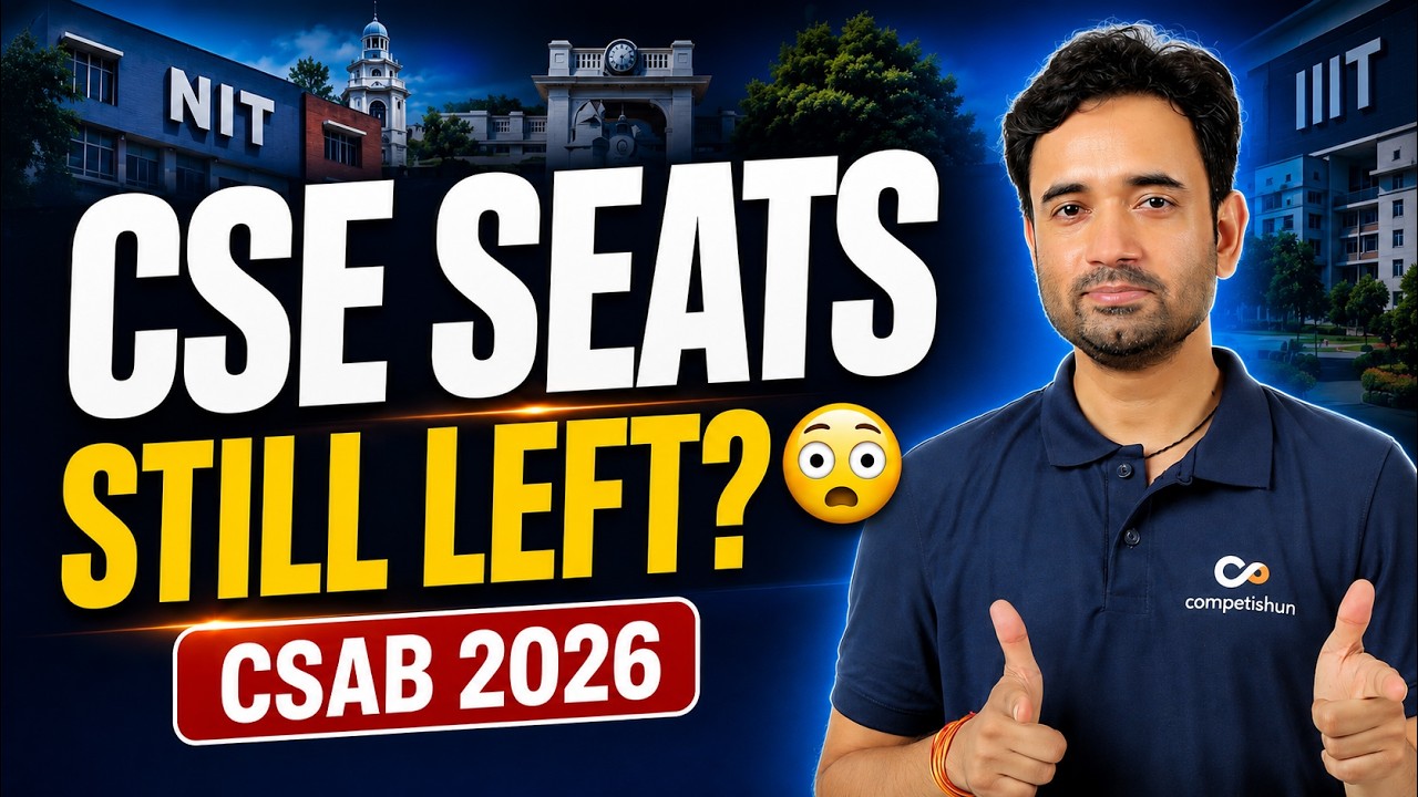 Before CSAB Choice Filling, Check These NIT & IIIT Vacant Seats! | CSAB 2026