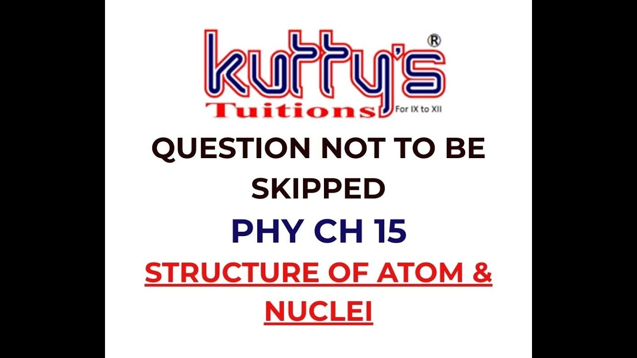 XII Phy Ch 15