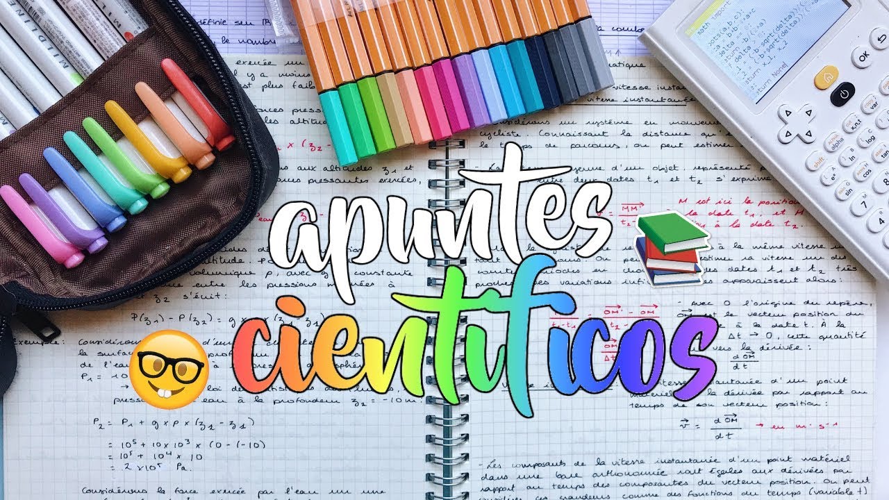 APUNTES BONITOS PARA MATEMÁTICAS Y FÍSICA (MATERIAS CIENTÍFICAS)