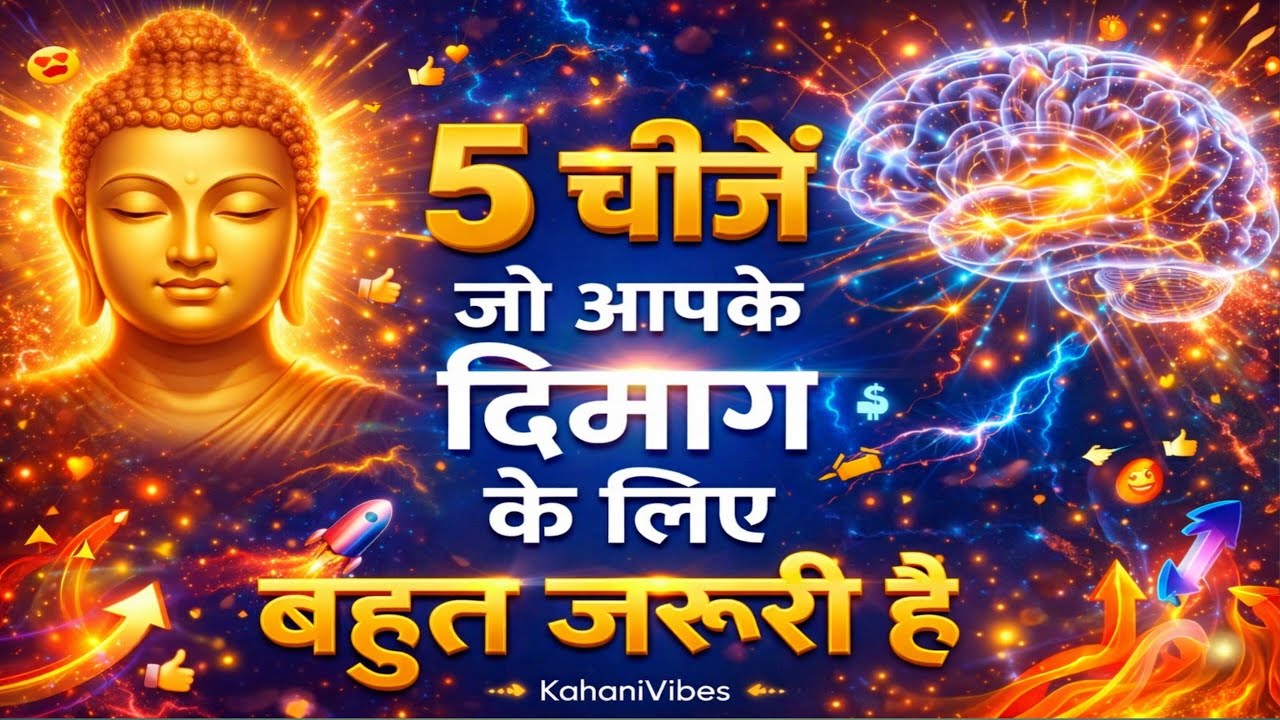5 चीजें जो आपके दिमाग के लिए बहुत जरूरी है,​शक्तिशाली और शांत बनाने के लिए।Wisdom Awaking Spiritual।