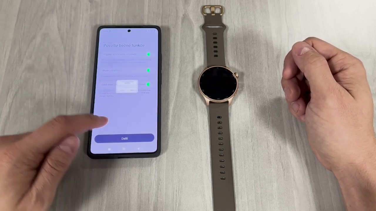 Telefony Xiaomi - párování hodinek s aplikací Fitbeing