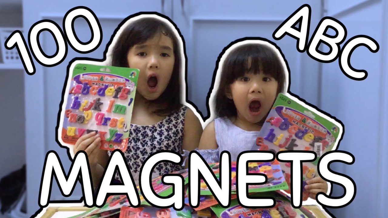 100 ALPHABET MAGNETS by Naveen & Nyrelle's show