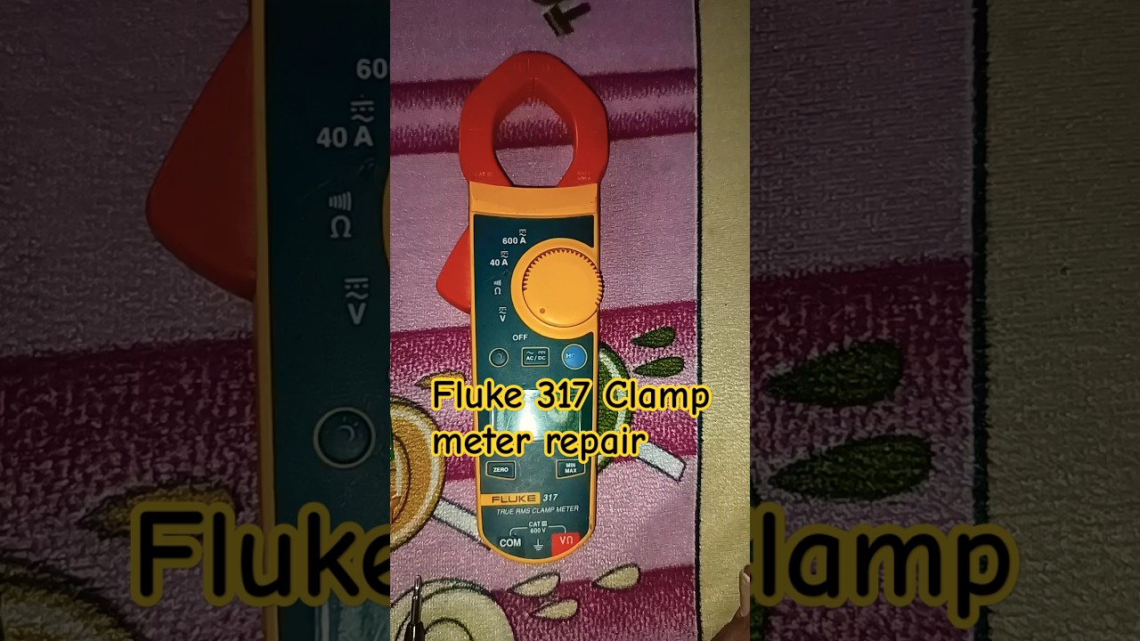 Fluke 317 clamp meter repair #clamp meter #fluke multimeter #electrician