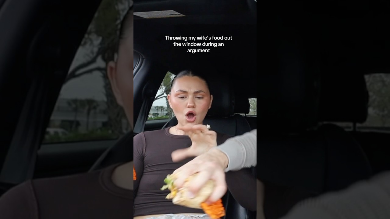 Throwing my wife&rsquo;s food out the window during an argument!