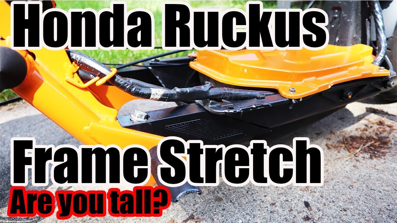 Honda Ruckus Frame Stretch (Extra 4 inches or so) #Honda #Ruckus
