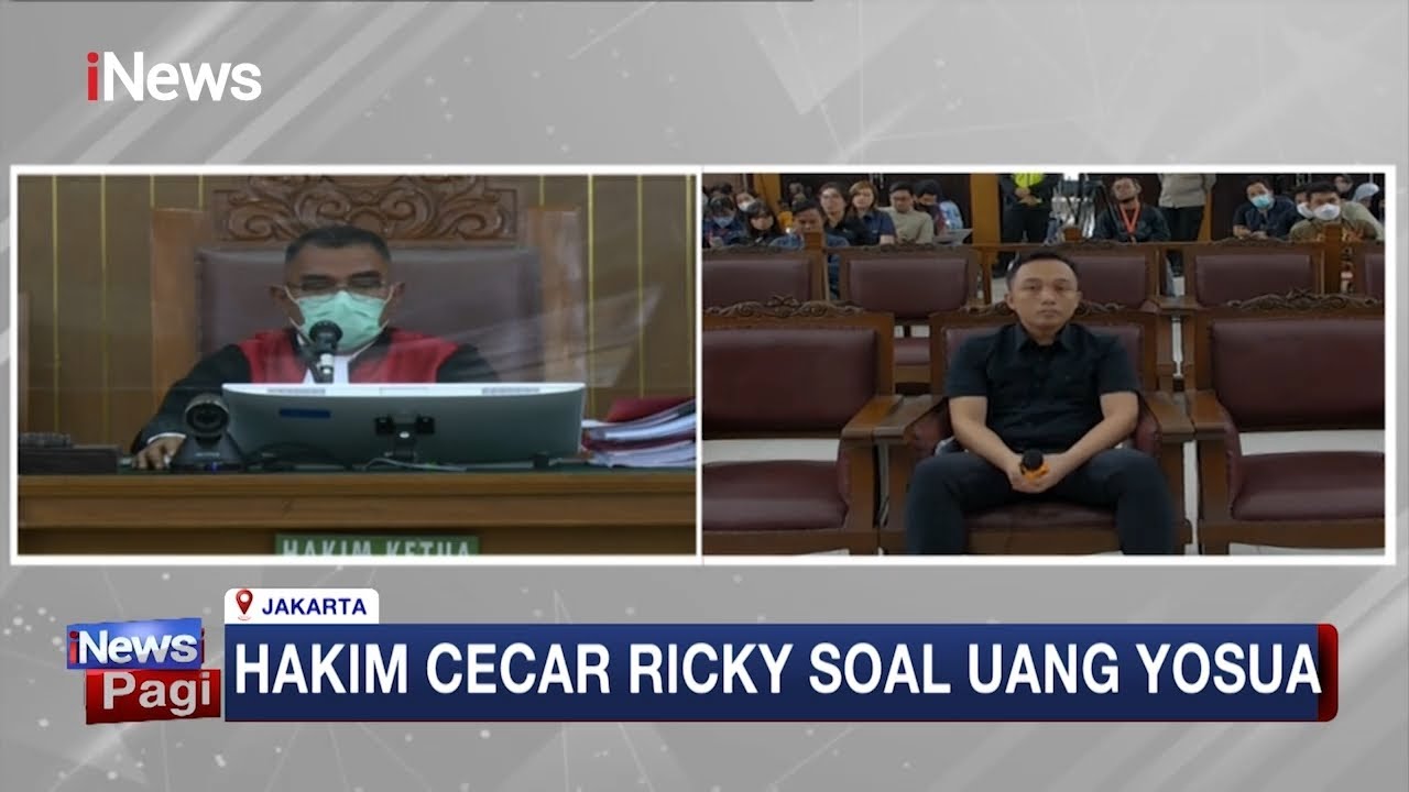 Momen Hakim Cecar Ricky Rizal soal Pemindahan Uang Rp200 Juta dari Rekening Yosua #iNewsPagi 10/01